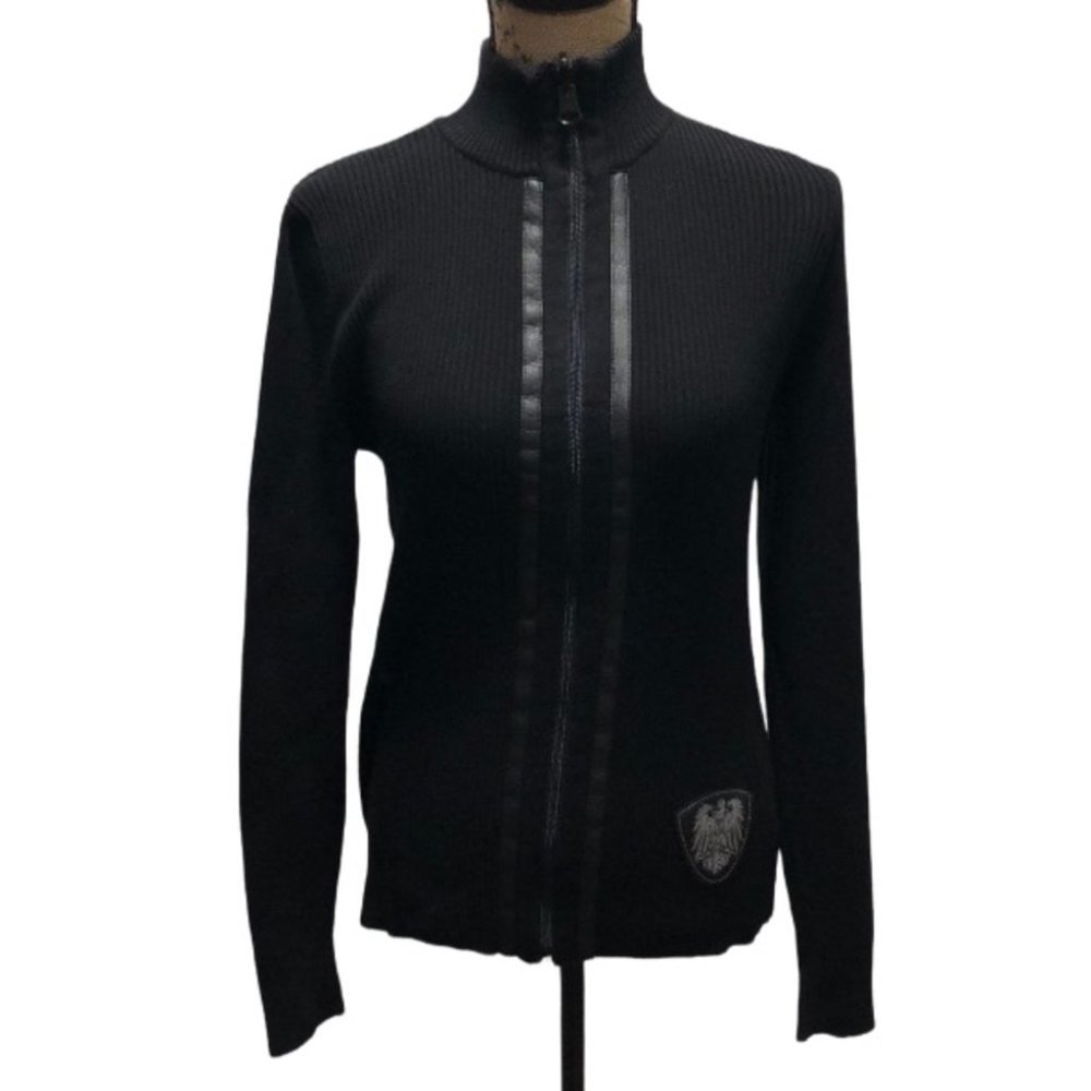 {G by Guess} Full Zip Turtleneck Sweater